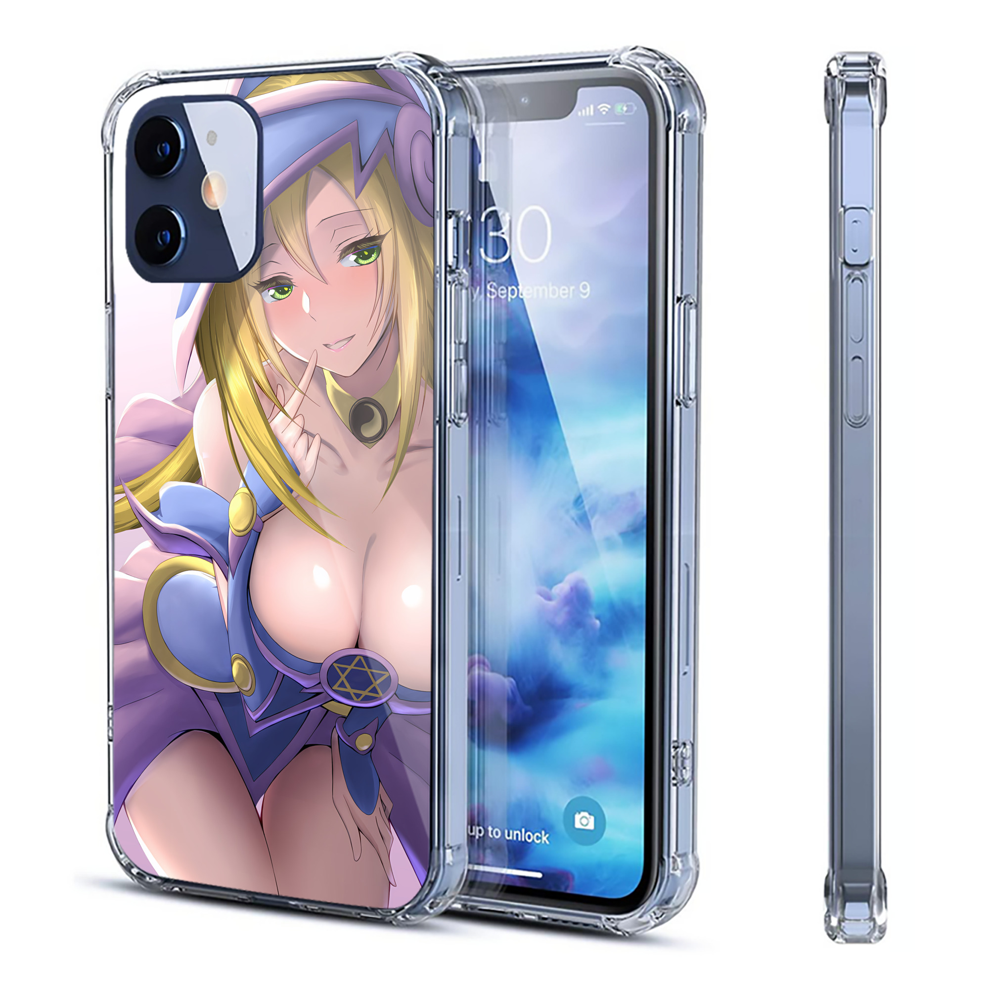 （画像用） 遊☆戯☆王 Yu-Gi-Oh! 【iPhone 12シリーズ対応】透明スマホケース（クリアソフトケース）